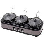 Westinghouse Slow Cooker Ceramic Pots 3 x 2.5L WHSC07KS