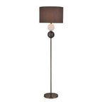 Murano Floor Lamp - Brass/Pewter
