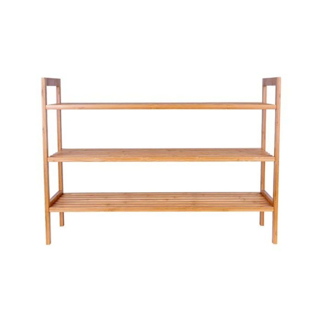 Flexi Storage Living Bamboo Stackable Shoe Rack 70x26x50cm