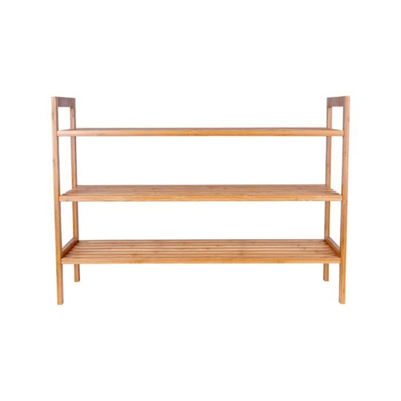 Flexi Storage Living Bamboo Stackable Shoe Rack 70x26x50cm