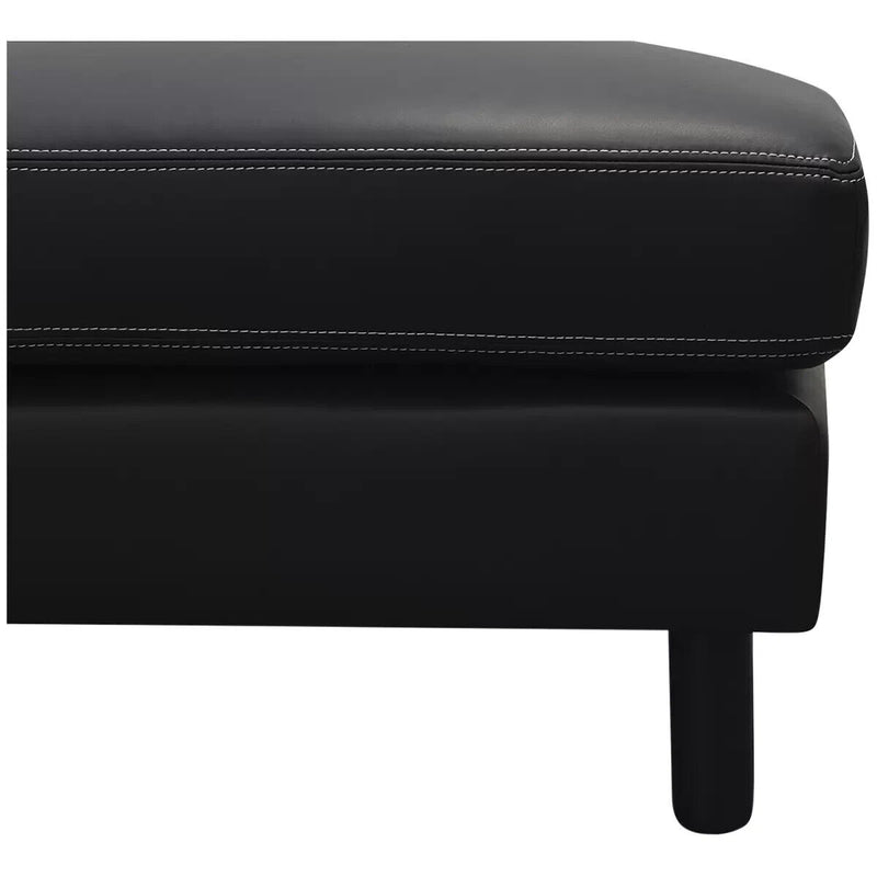 Moran Carson Ottoman Premium Onyx