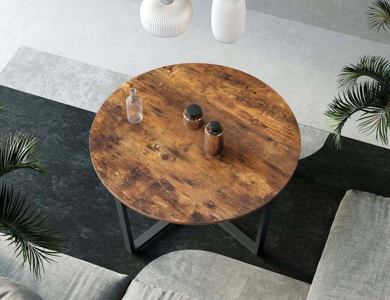 VASAGLE Round Coffee Table