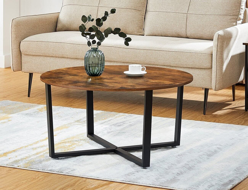 VASAGLE Round Coffee Table