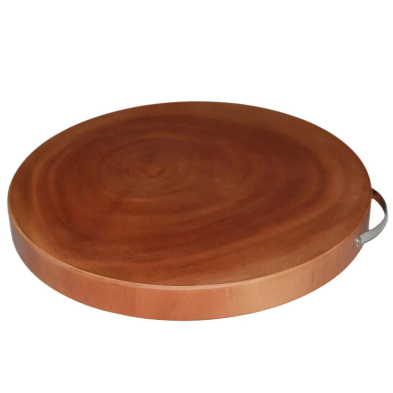 M Natural Hardwood Hygienic Kitchen Cutting Wooden Chopping Board Round