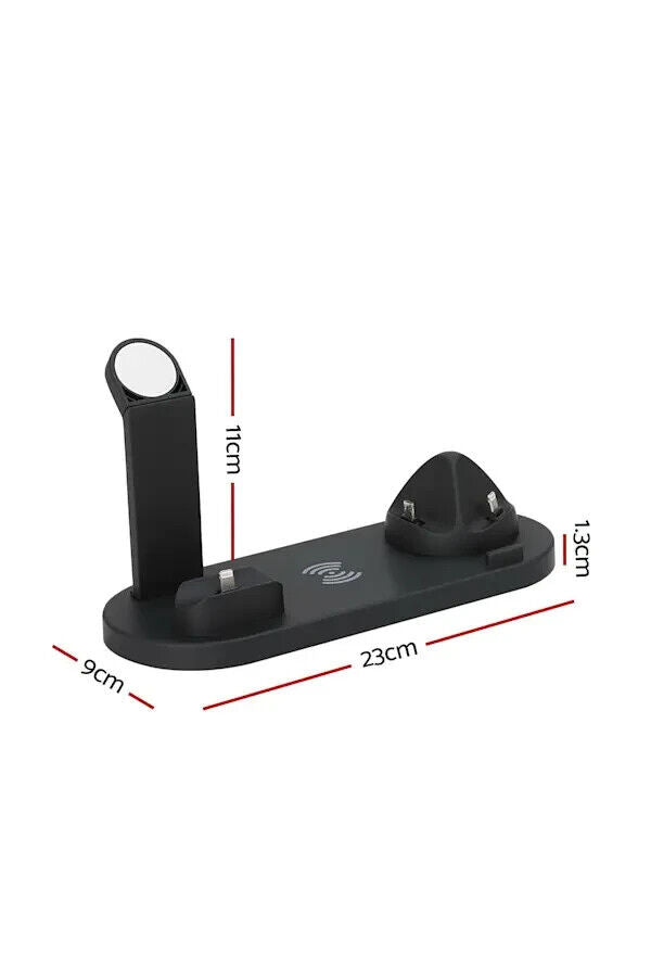 Devanti 4-in-1 Wireless Charger Dock Multi-function Charging Station for Phone