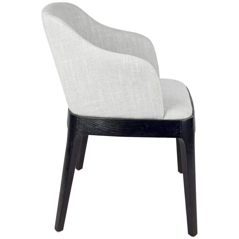 CAFE Lighting & Living Hayes Black Dining Chair Natural