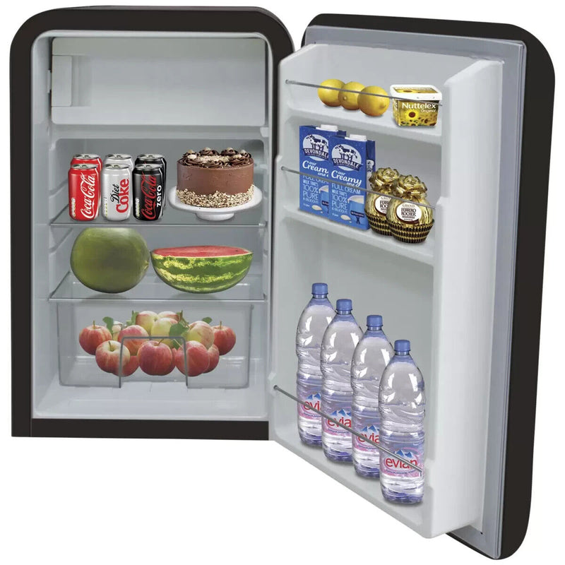 Airflo 130L Retro Fridge Black AFF130B