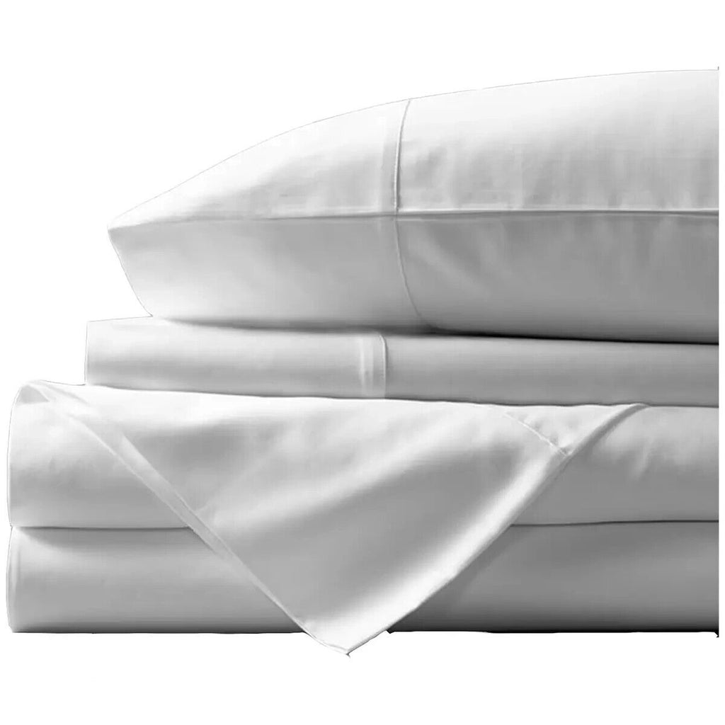 Royal Comfort Balmain Bamboo Queen Sheet Set White