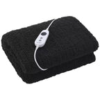 Dreamaker Teddy Fleece Heated Throw Charcoal
