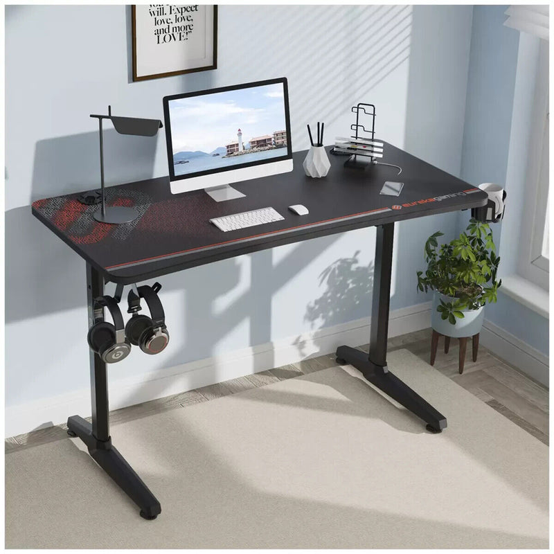 Eureka Ergonomic GIP-P47 Gaming Desk 120 x 60cm Black