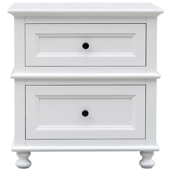 Moran Cassis Bedside Table White