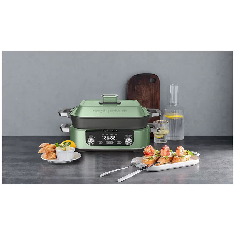 Morphy Richards Digital Multifunction Cooking Pot Green 3L