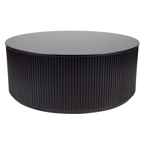 CAFE Lighting & Living Nomad Round Coffee Table Black