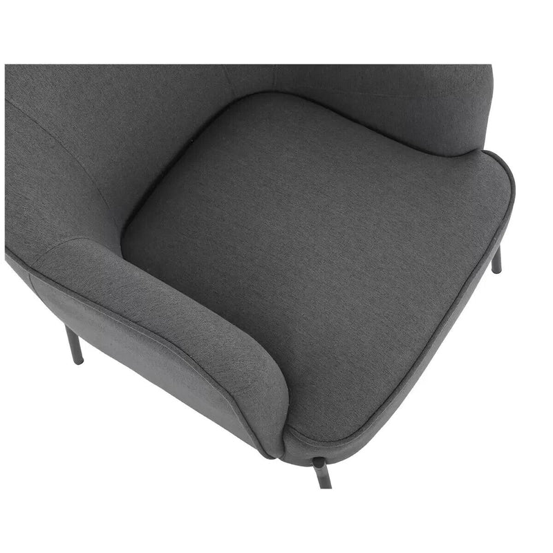 ONEX HuGo Upholstered Armchair Dark Grey