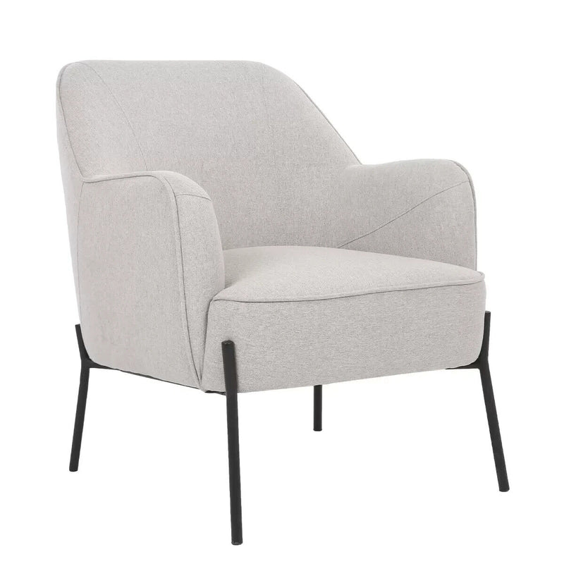 ONEX HuGo Upholstered Armchair Ivory