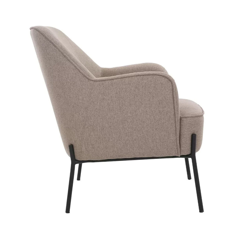 ONEX HuGo Upholstered Armchair Light Brown