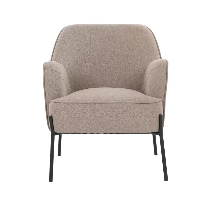 ONEX HuGo Upholstered Armchair Light Brown