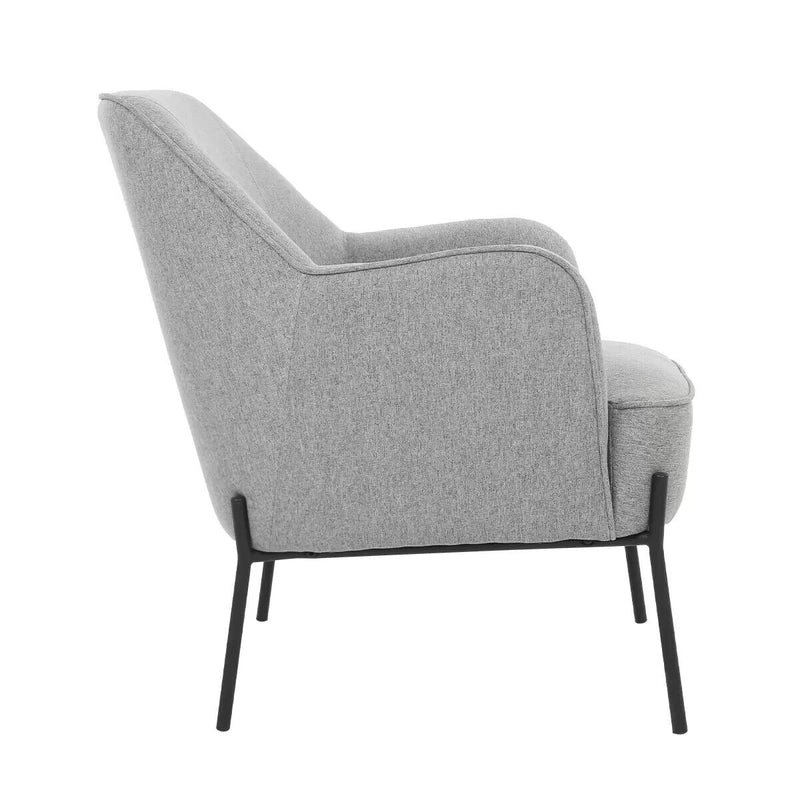 ONEX HuGo Upholstered Armchair Light Grey