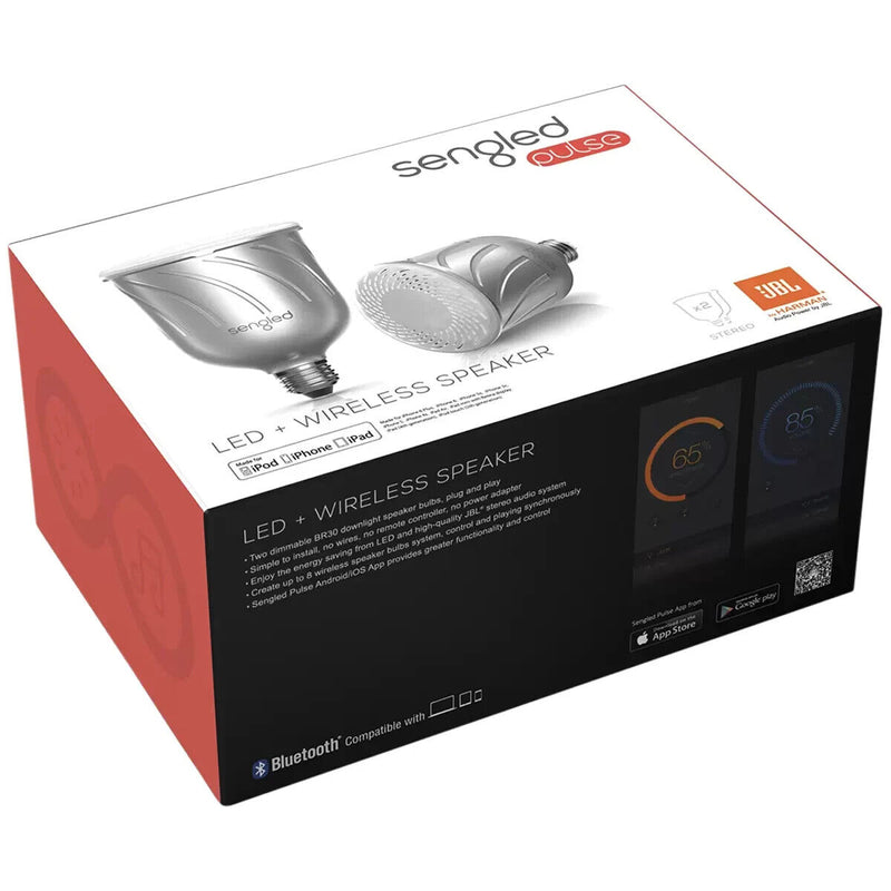 Sengled Pulse LED Bulb with Wireless speaker Starter Kit E27 Silver 8 Pack