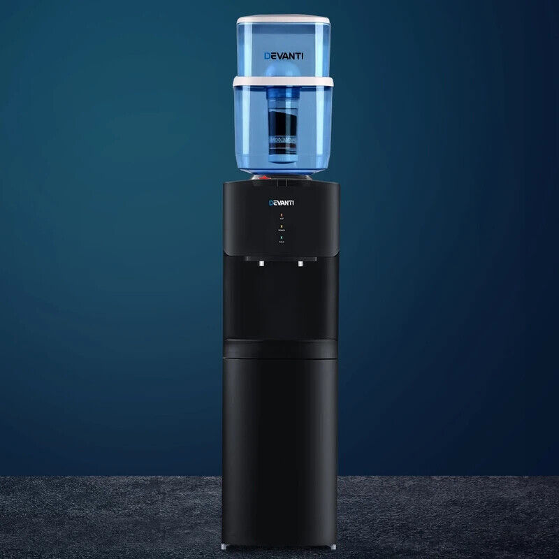 Devanti Water Cooler Dispenser Stand Cold Hot Chiller Purifier 22L Bottle Filter