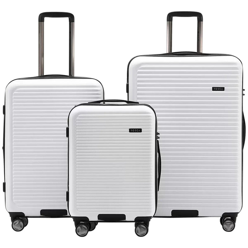 Tosca London Luggage 3 Piece Set White