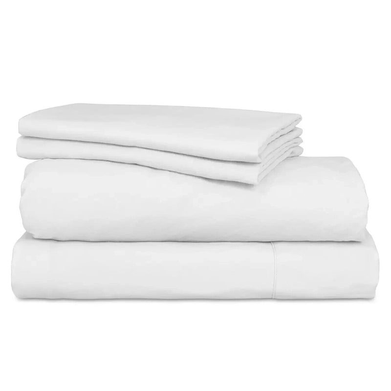 Ardor Boudoir Vintage Washed Sheet Set 4 Piece Queen White