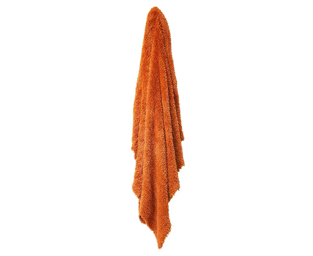 J.Elliot Home Eve Fur Knitted Throw Amber