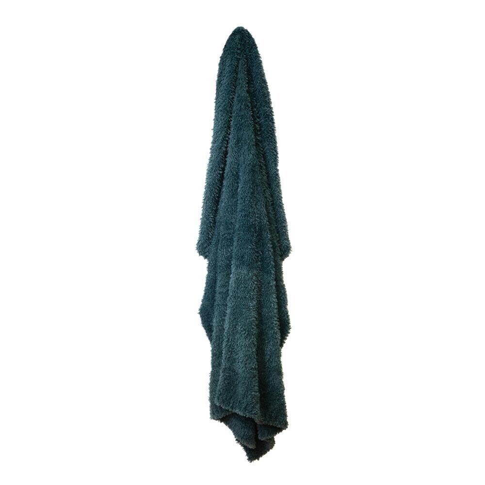J.Elliot Home Eve Fur Knitted Throw Eden Green