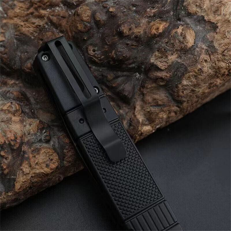 Mountgear Rubber Handle Folding Multi-Function High Camping Mini Field Survival Knife