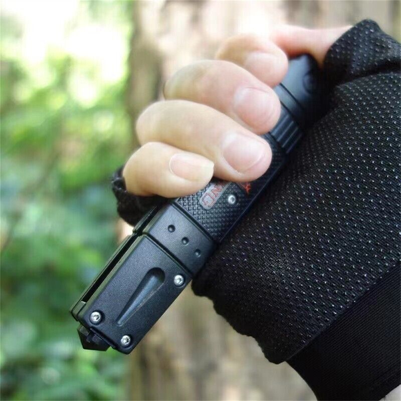 Mountgear Rubber Handle Folding Multi-Function High Camping Mini Field Survival Knife