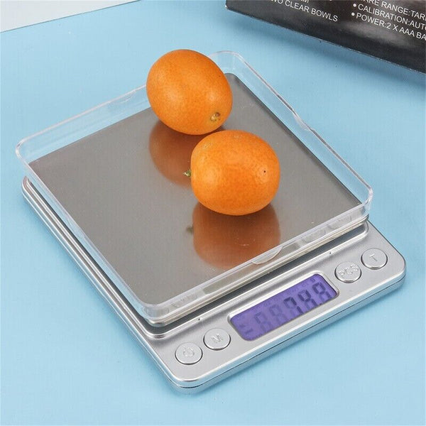 Food Scale Rechargeable Kitchen Scale With Trays 3000g/0.1g Small Scale  With Tar