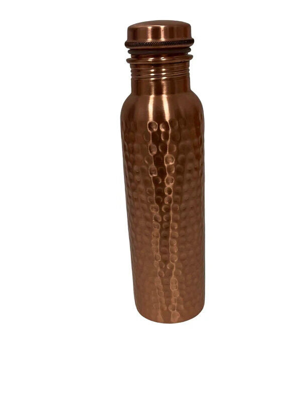 Copper Water Bottle - Hammered Finish