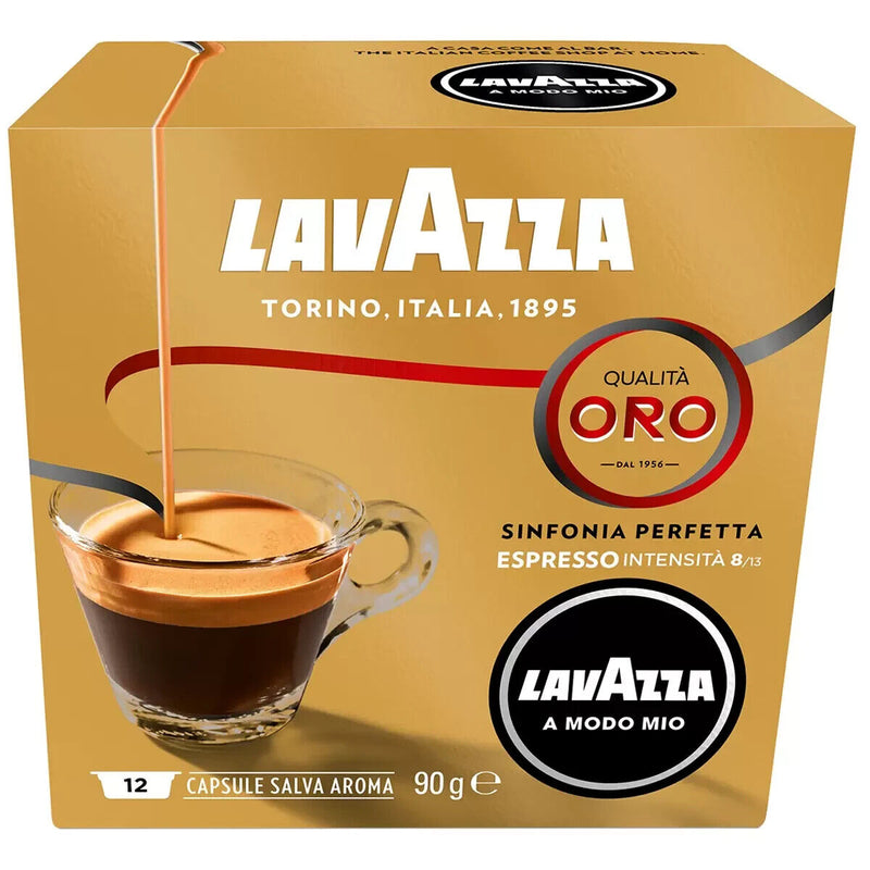 Lavazza A Modo Mio Qualita Oro Coffee Capsules 8 x 12 Pack