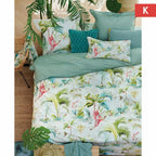 PIP Studio Palm Scenes White Cotton Quilt Cover Set King