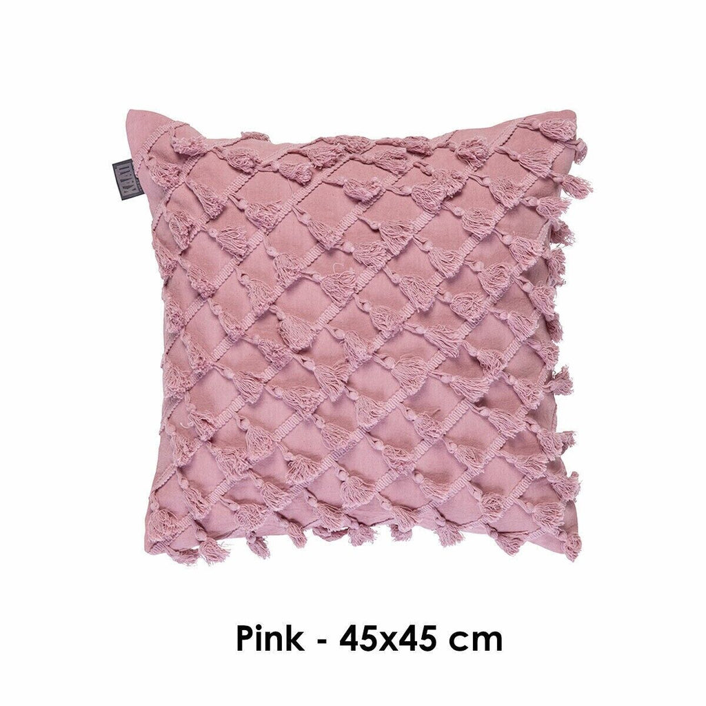 Bedding House Dondi Pink Luxury Cotton Filled Cushion