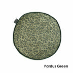 Bedding House Pardus Luxury Cotton Round Filled Cushion - Green