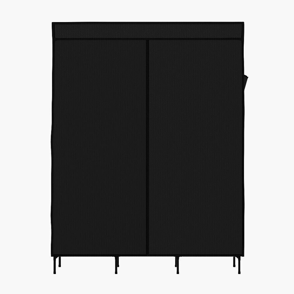 Artiss Clothes Wardrobe Closet Storage Large Portable Organiser with Shelf Black