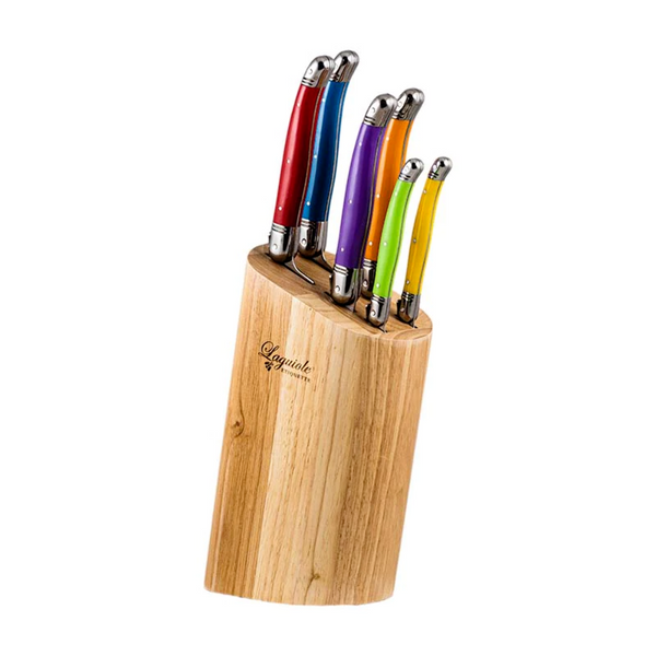 Kitchen Knife Block 7p Multicolour x 6sets