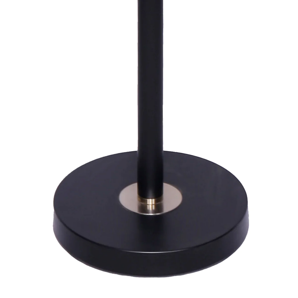 Sarantino Black/Brass Finish Reading Light Electric Table Lamp
