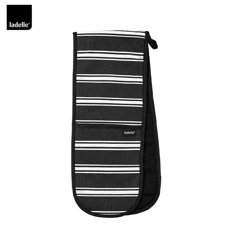 Ladelle Butcher Black Kitchen / BBQ Double Oven Mitt