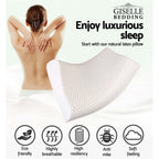 Giselle Latex Pillow Contour Latex Pillows Set of 2