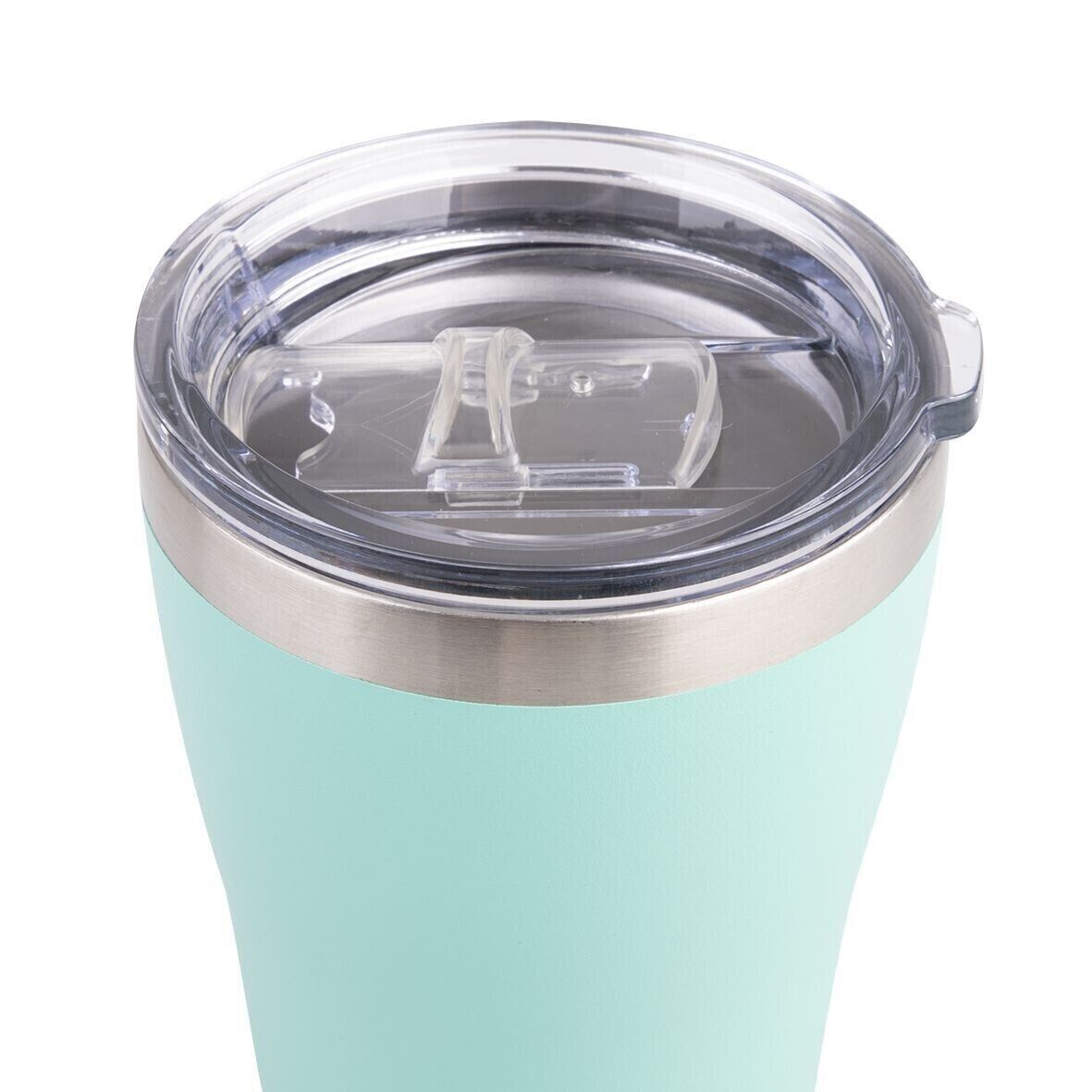 2x OASIS STAINLESS STEEL DOUBLE WALL INSULATED "TRAVEL CUP" 350ML