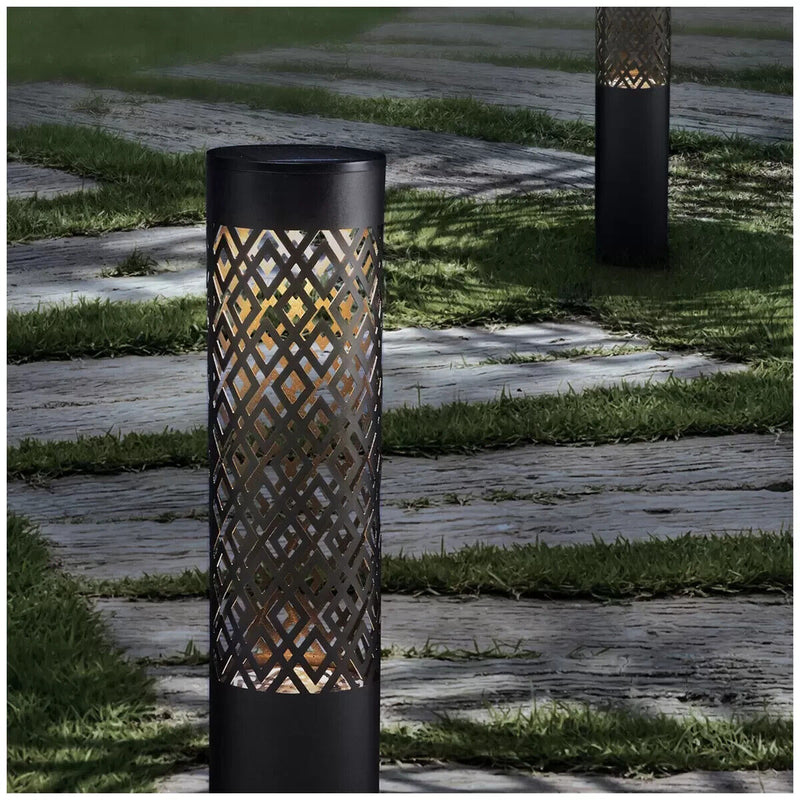 Naturally Solar Bollard Solar Light Round 2 Pack