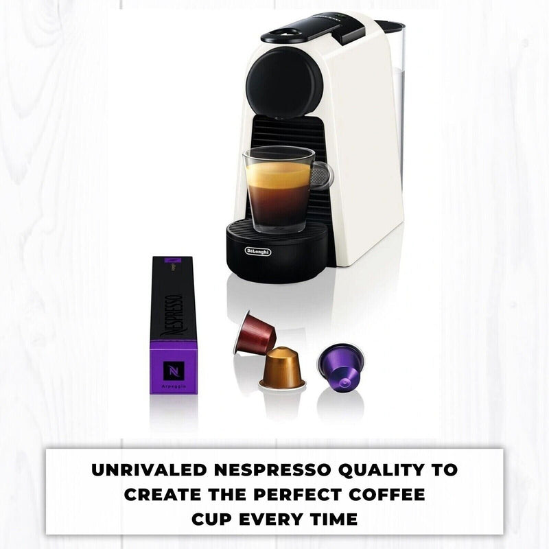 Essenza Mini Capsule Coffee Machine with Aeroccino White