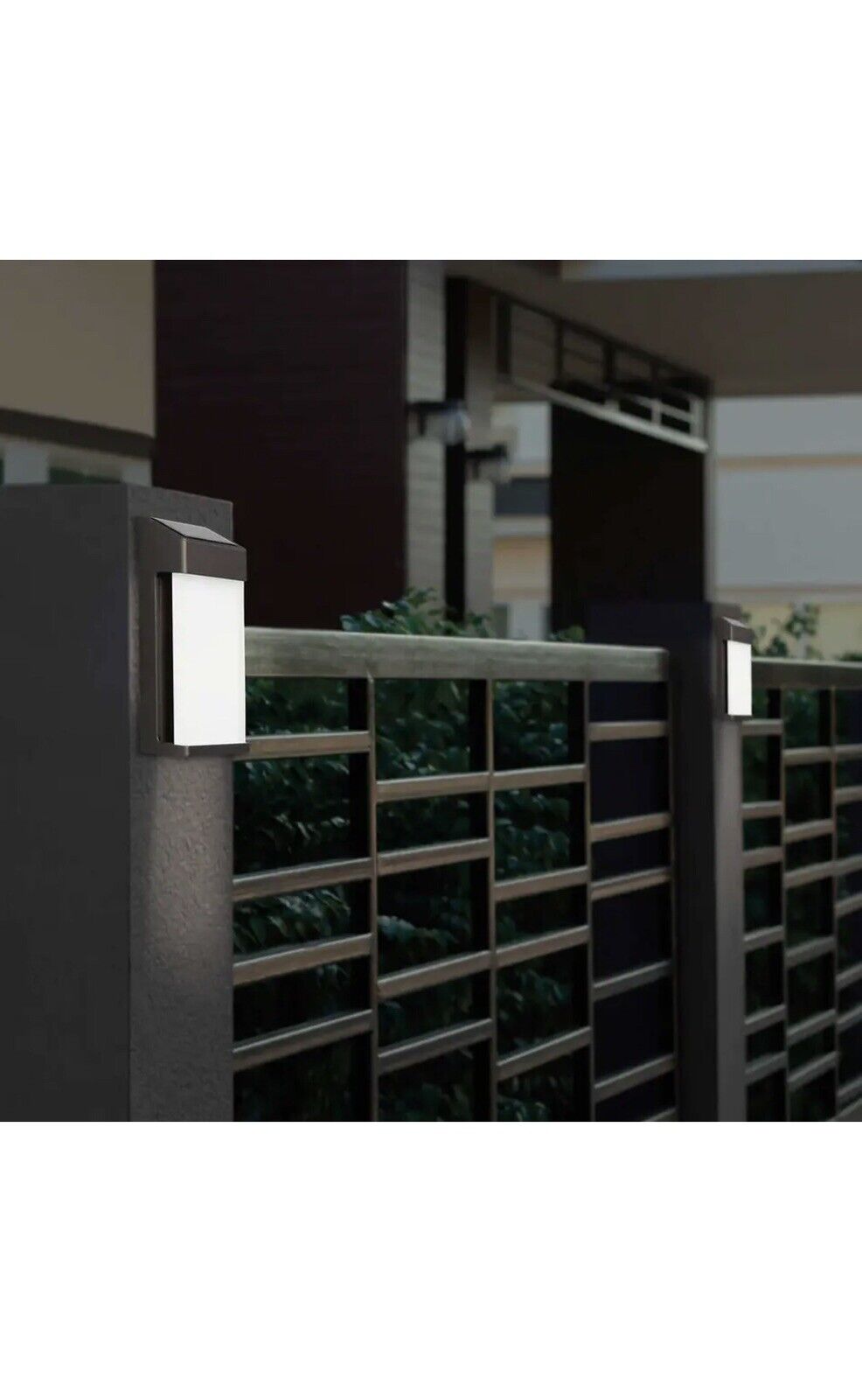 Naturally Solar GTX Solar Post Accent Light 4 Pack