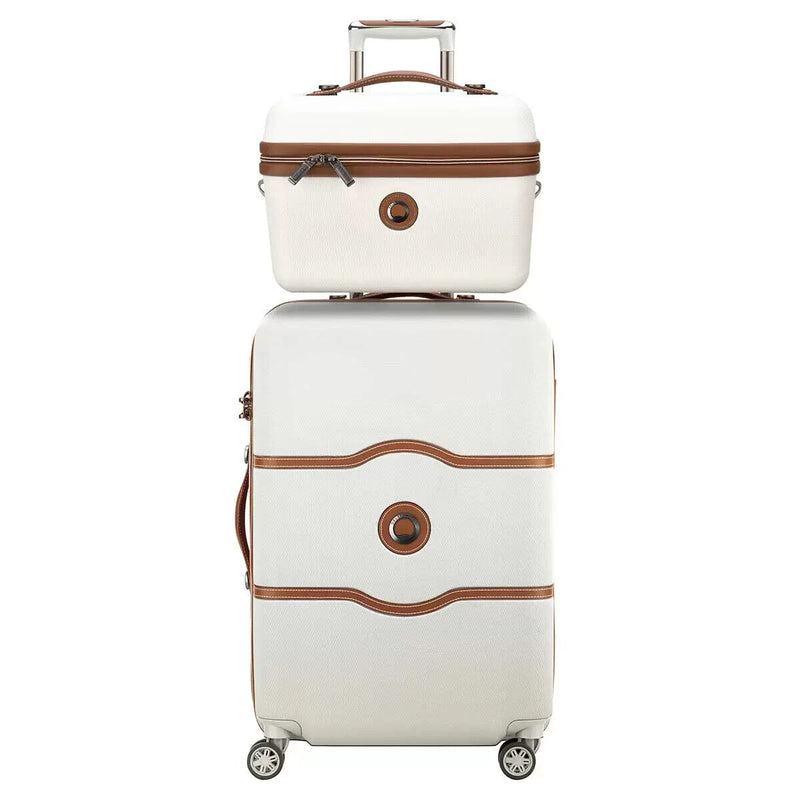 Delsey Chatelet Air 1.0 Beauty Case and Suitcase Set Angora