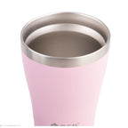 2x OASIS STAINLESS STEEL DOUBLE WALL INSULATED "TRAVEL CUP" 350ML