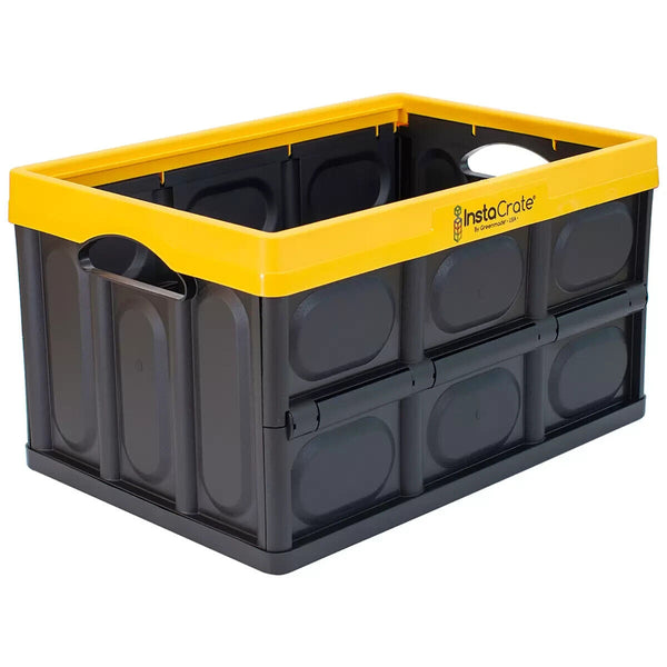 Instacrate Storage Crate Yellow 2 x 46L