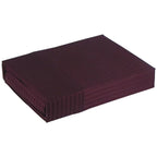 Ramesses 1000 TC Pima Cotton Narrow Stripe King Sheet Set Burgundy