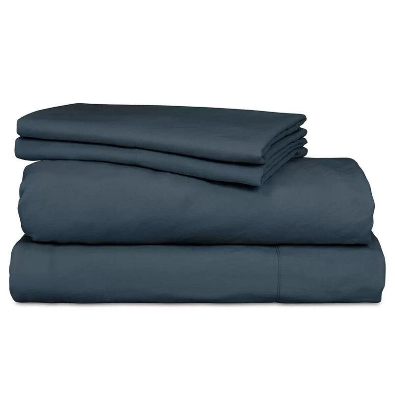 Ardor Boudoir Vintage Washed Sheet Set 4 Piece Queen Navy